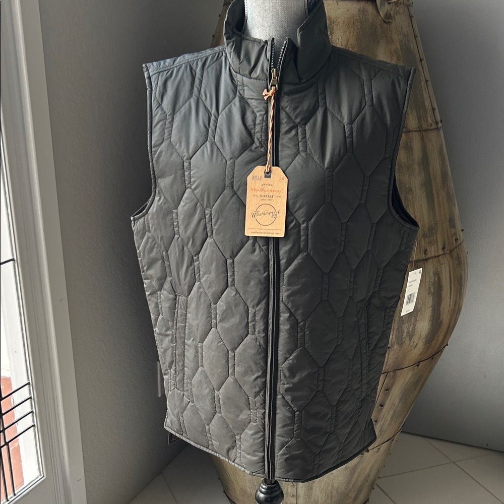 Weatherproof Army Green Quilted Vest